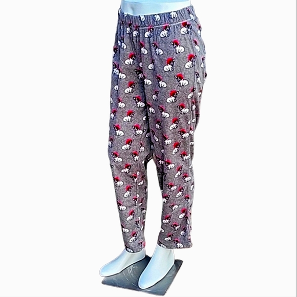 NEW Bulldogs wearing Santa Hats Loungewear - Pajamas from Kohl's - Picture 15 of 17